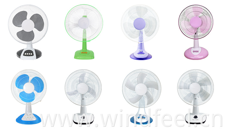 220v foshan good brand table fan bedroom 5 blade white quiet oscillating table fans